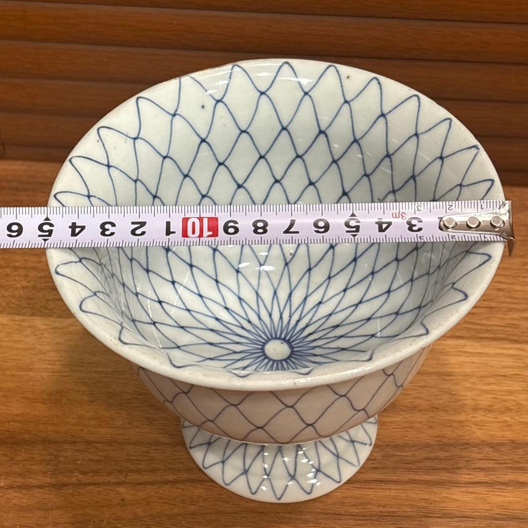 江戸時代 古伊万里 網手 盃洗 コンポート