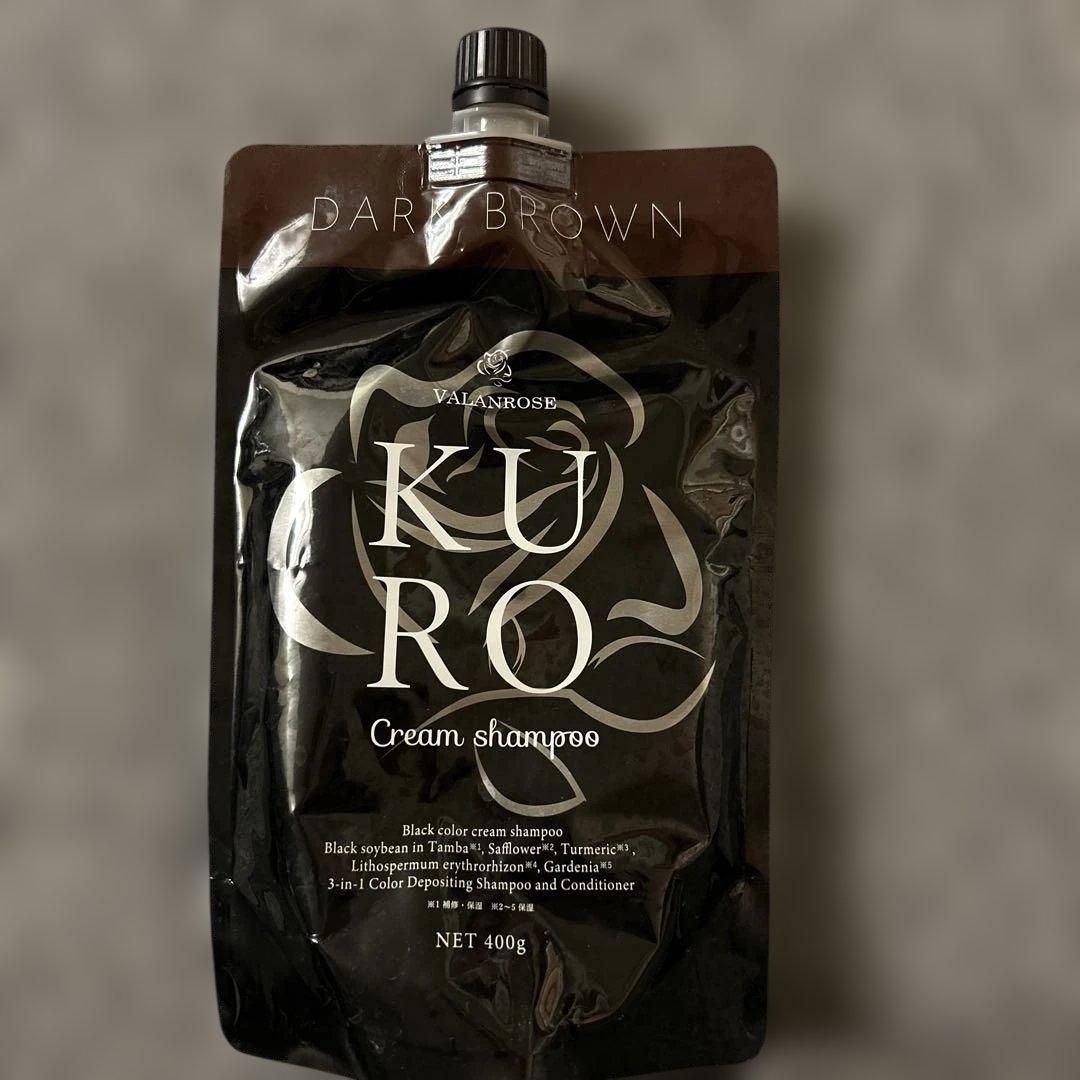 ♡バランスローズKURO カラーシャンプー ダークブラウン 400g♡ - メルカリ
