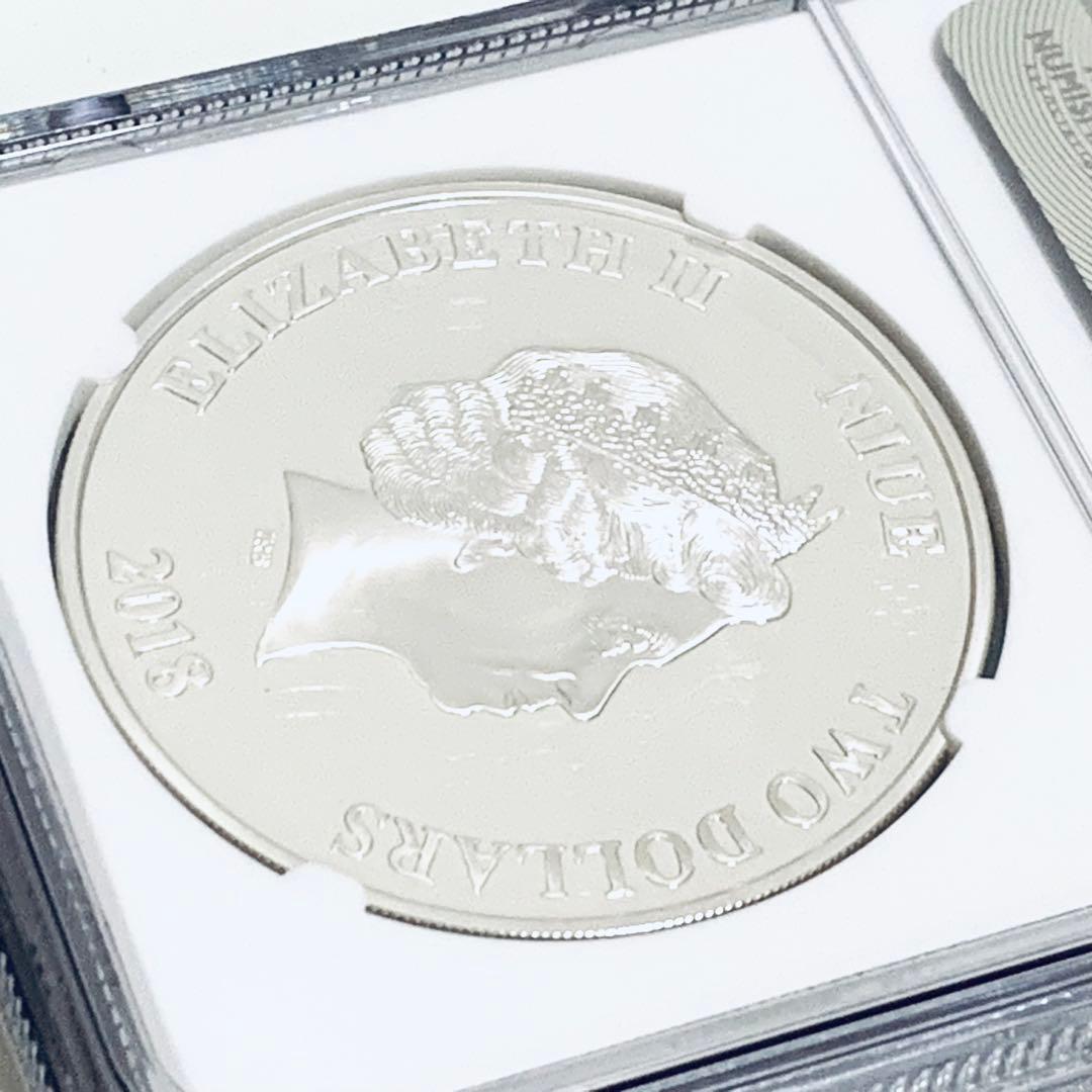 ◇PR70UC ER◇2018 ミッキー ニウエ NGC 銀貨 戌年 1oz