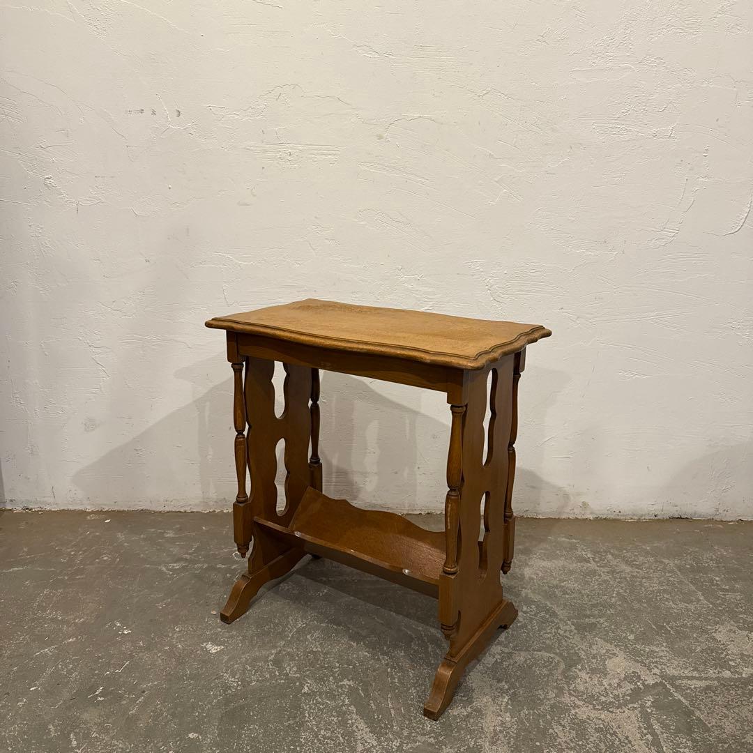 年末年始saleヴィンテージ サイドテーブル ブックスタンド マガジンラック