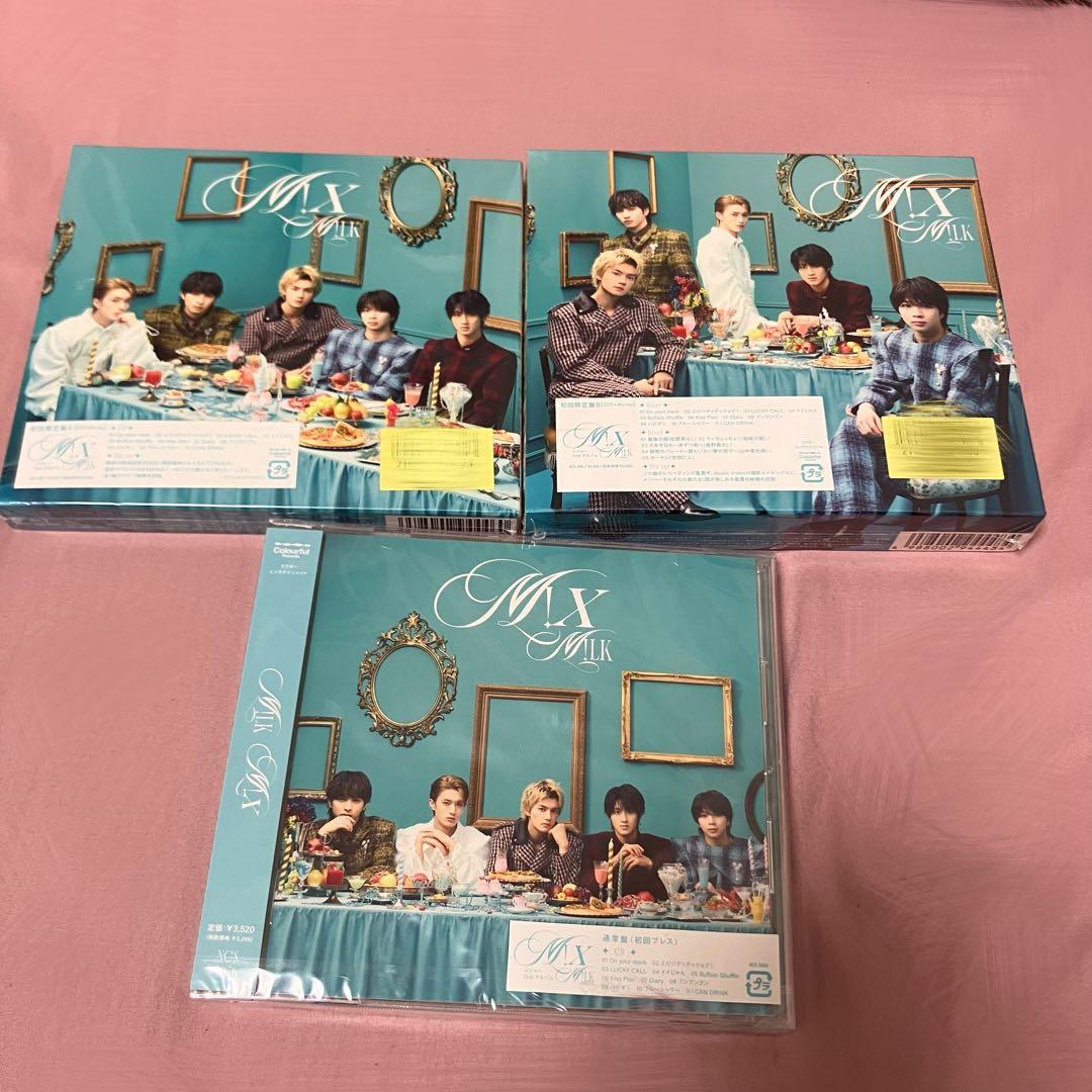 未開封】M!LK M!X 初回盤A.B 通常盤 3セット - メルカリ