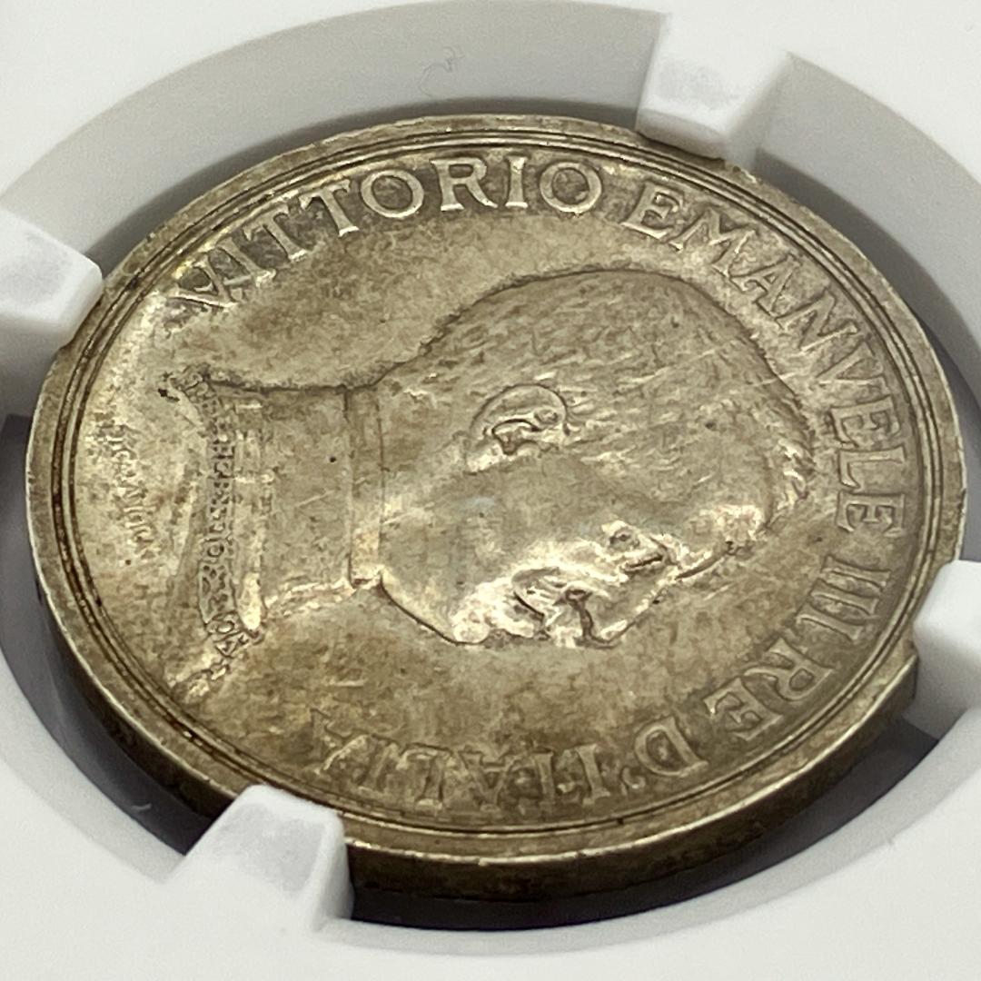 1916 イタリア 2リラ 銀貨 NGC MS63 アンティークコイン - メルカリ