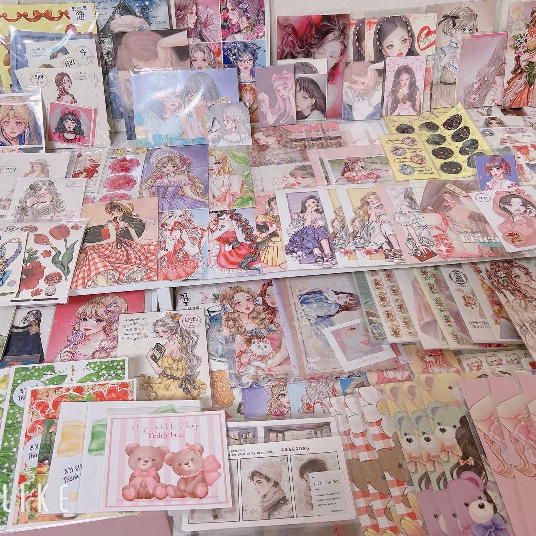 紙モノ デザペ コラージュ素材 海外 おすそ分け 人物ステッカー まとめ売り