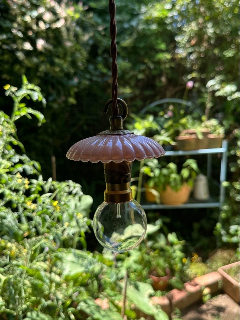 20年代 フランス アンティーク オパリンローズの可愛らしいお花