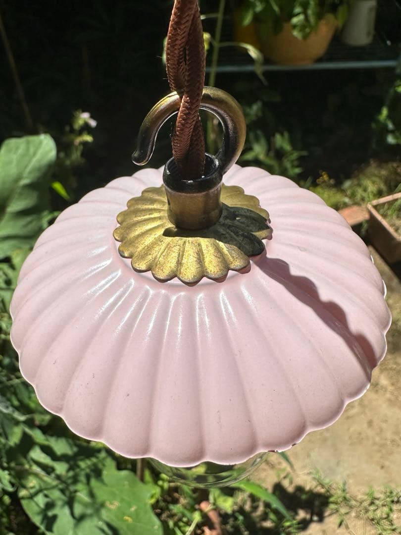 20年代 フランス アンティーク オパリンローズの可愛らしいお花