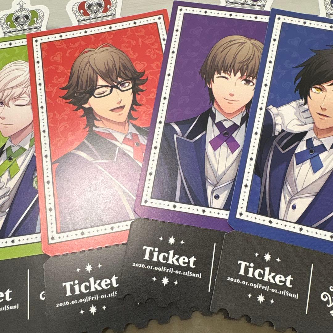 うたプリワンダーランド チケット セット シオン、瑛一、瑛二、綺羅