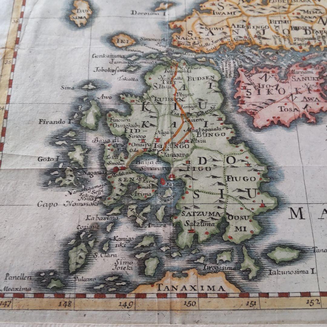 ①、古版 日本地図 コレクター向き - メルカリ ①、古版 日本地図