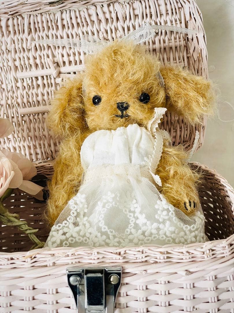 みさぽーママ様専用 アンティークレースドレスのテディプードル