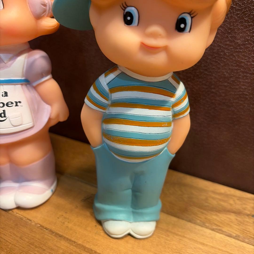 ビンテージ　ガーバーキッドドールガール&ボーイ アドバタイジングフィギュアセット