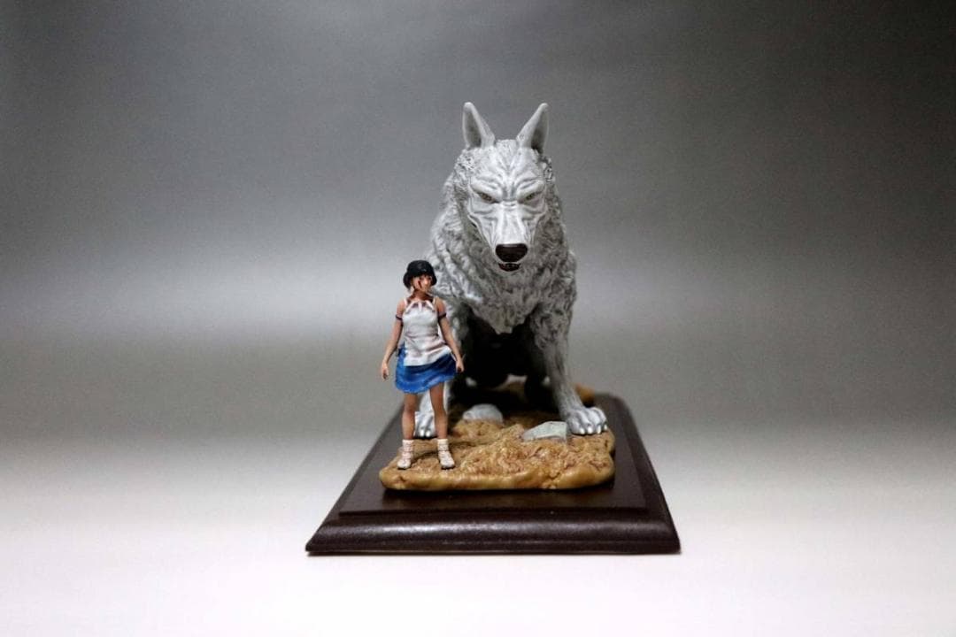 もののけ姫 　サン モロ フィギュア ガレージキット フィギュア