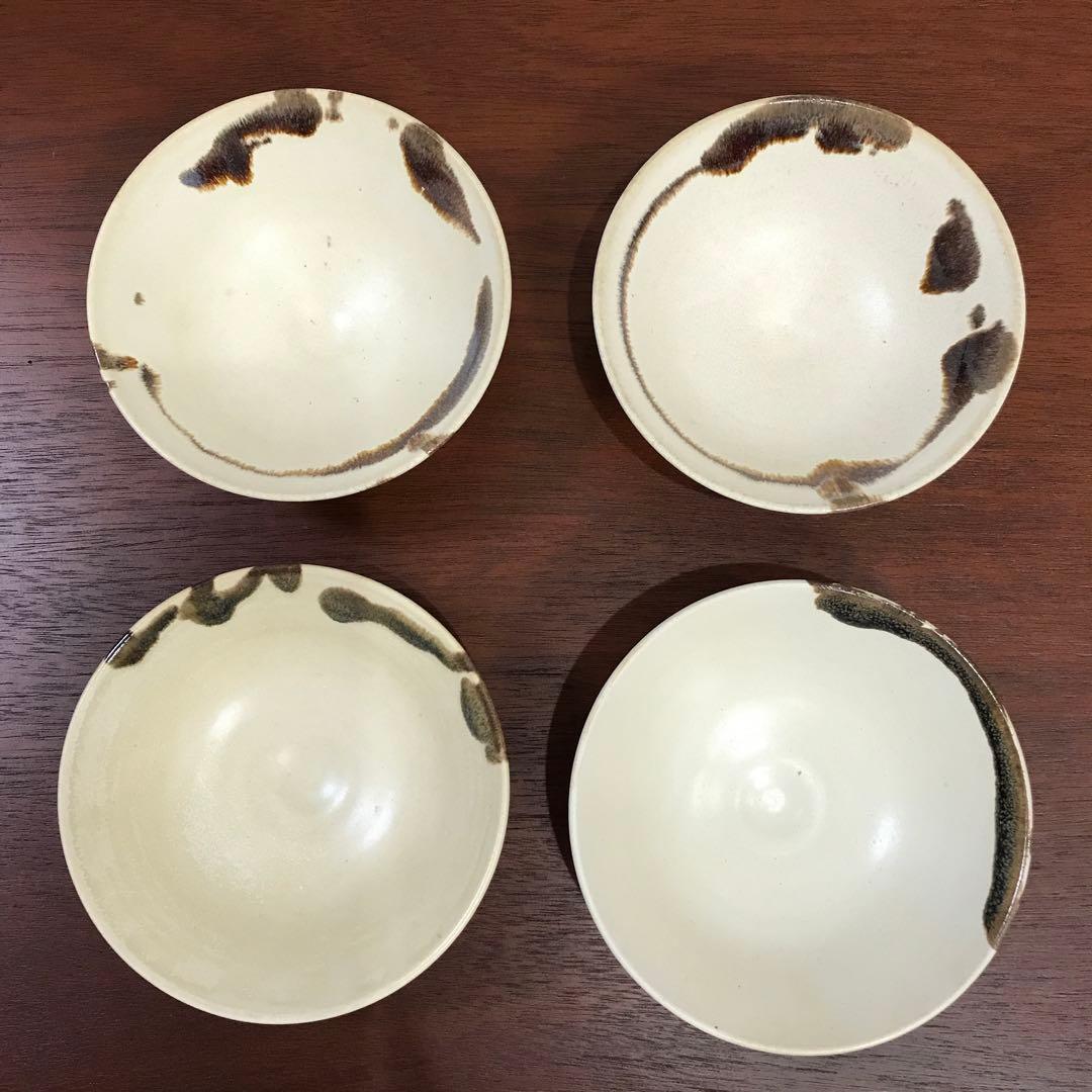 抹茶碗　平茶碗　4客　　茶道具　茶道