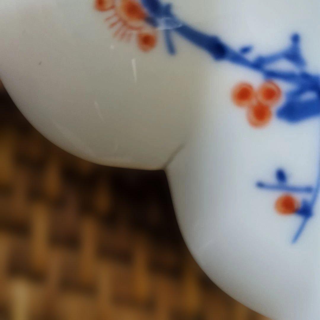 PEACE様専用 深川製磁 あやめと朝顔 菊型飾皿 (裏側に傷あり）の通販は