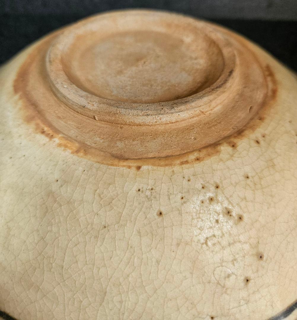 【上作品❗】14世紀頃　東南アジア古陶磁器　タイ古陶　スコタイ　魚文鉢皿　宋胡録