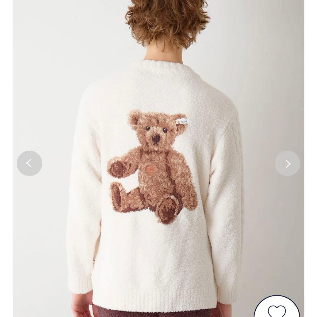 ジェラピケ　パウダージャガードカーディガン