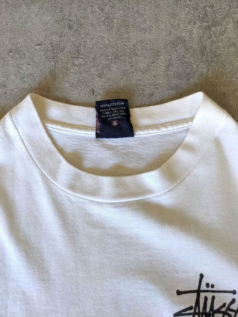 【名作】OLD STUSSY おじさん T SHIRT Ｍ