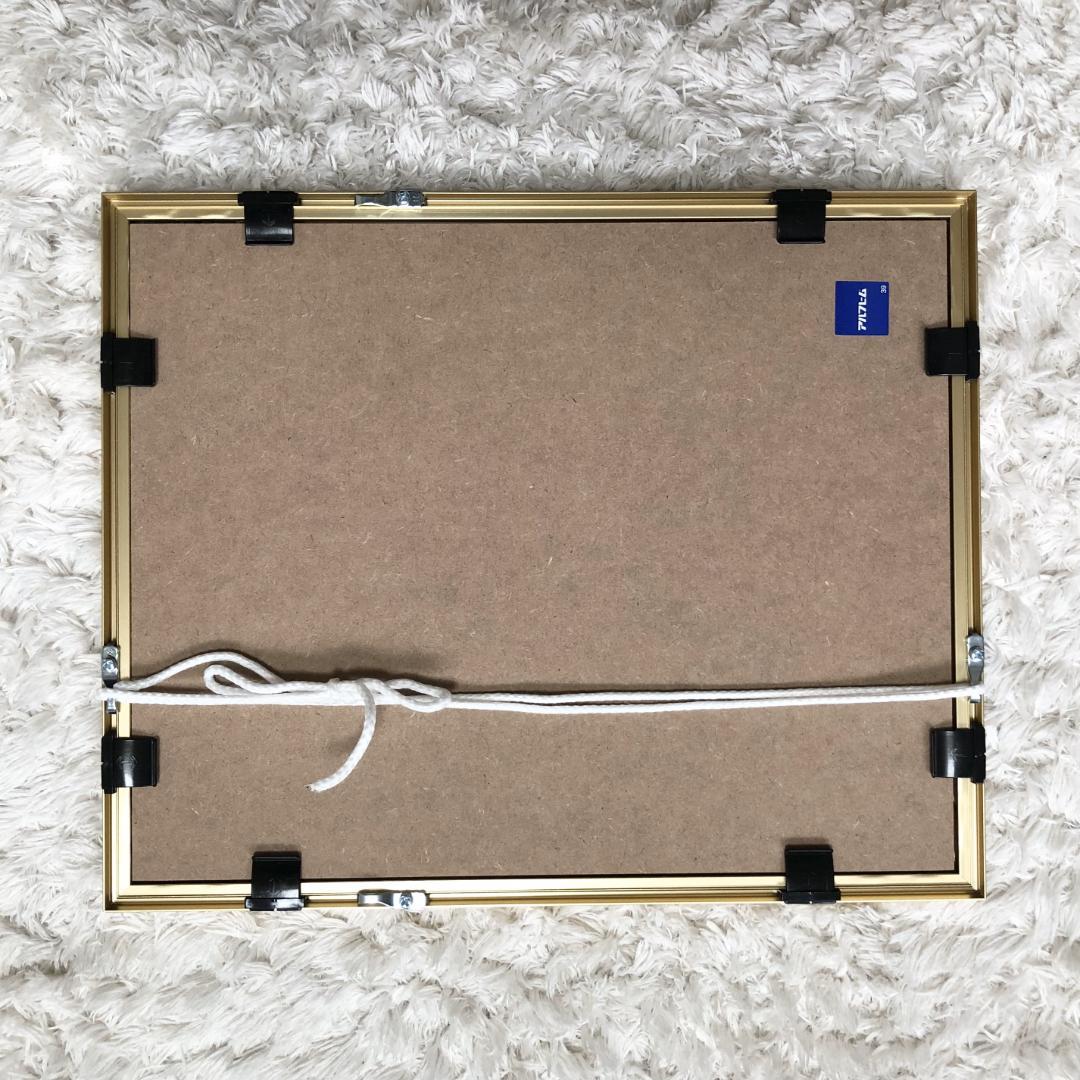 透明水彩画　原画　「根尾谷淡墨桜」額縁付　SMサイズ　風景画