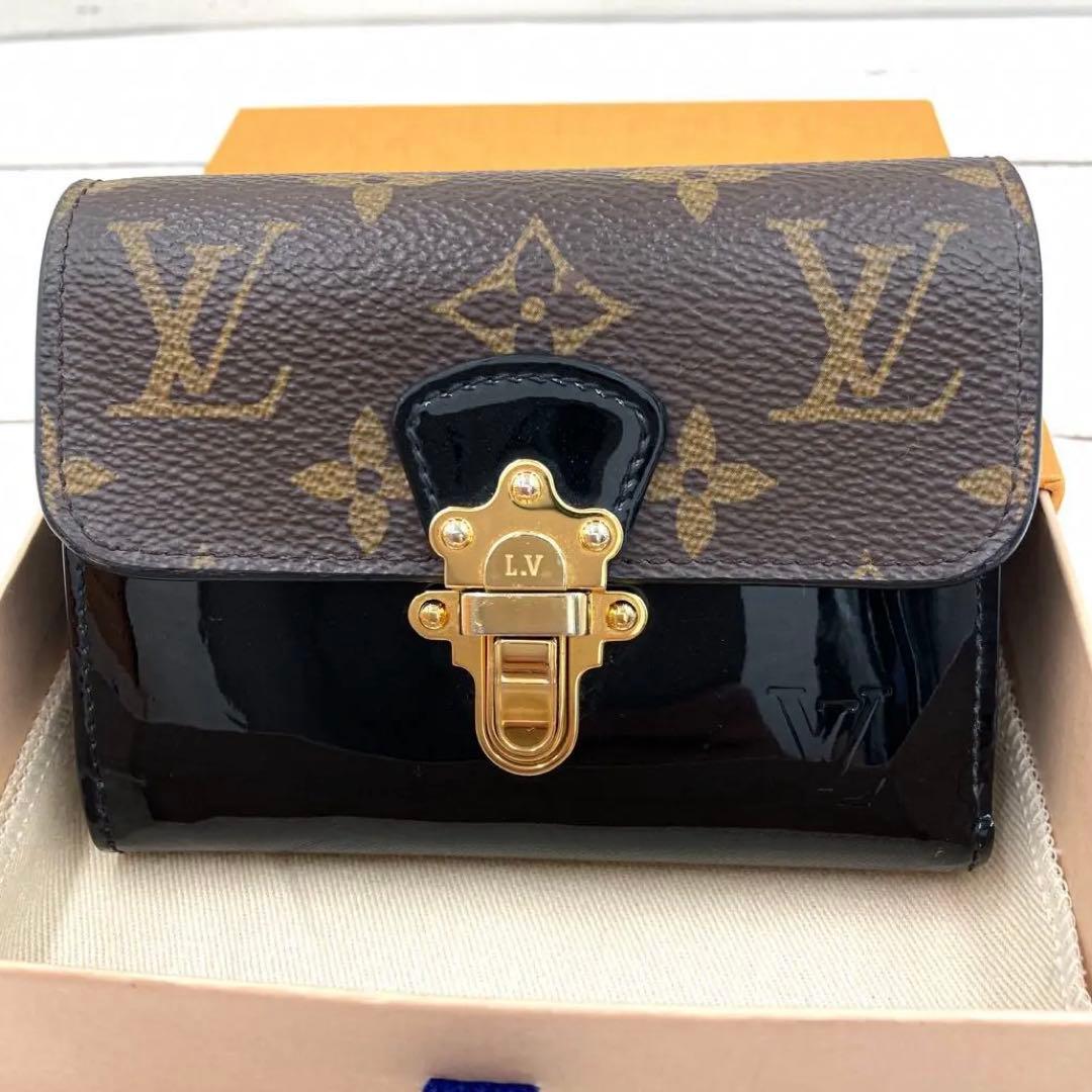 希少・美品】ルイヴィトン チェリーウッド コンパクト モノグラム 箱付き