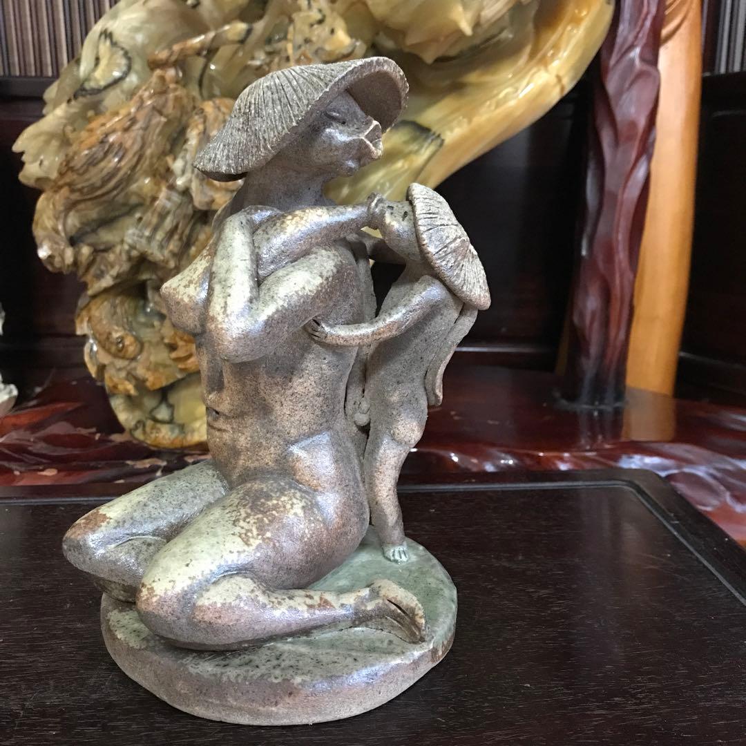 裸婦6信楽焼美術品アート陶器製