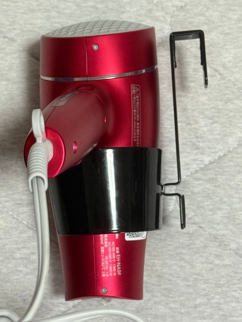 Panasonic ドライヤー　ナノケア　ルージュピンク(箱有) + ホルダー