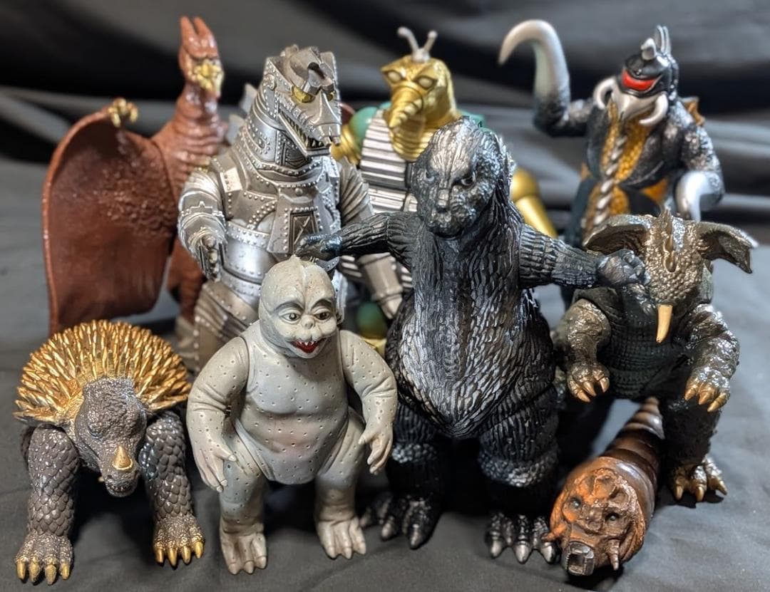 昭和ゴジラ・ミニラ・バラゴン・モゲラ・メカゴジラ他（バンダイ