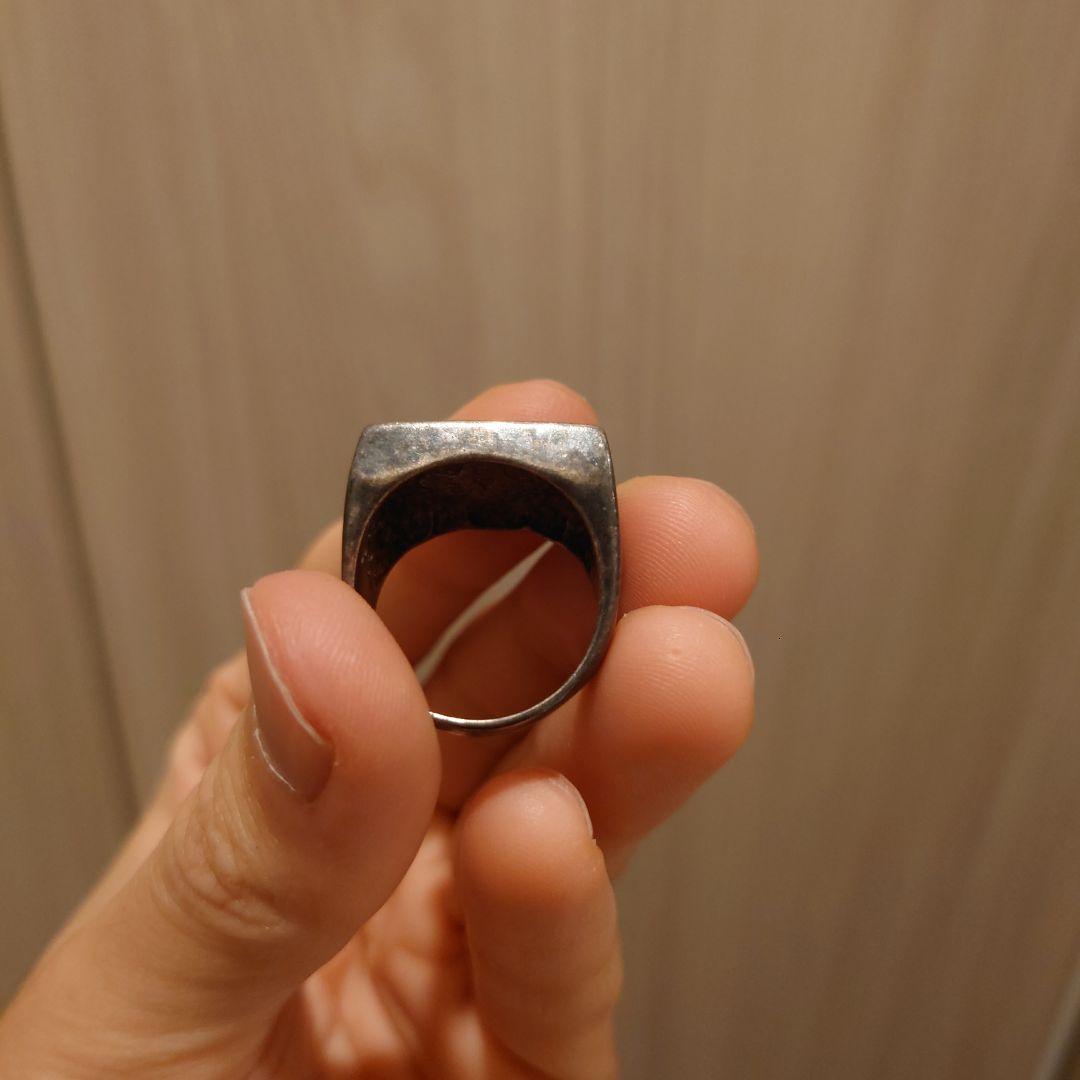 【希少】一点物　ターコイズ　サンダーリング 22号　オールド　OLD