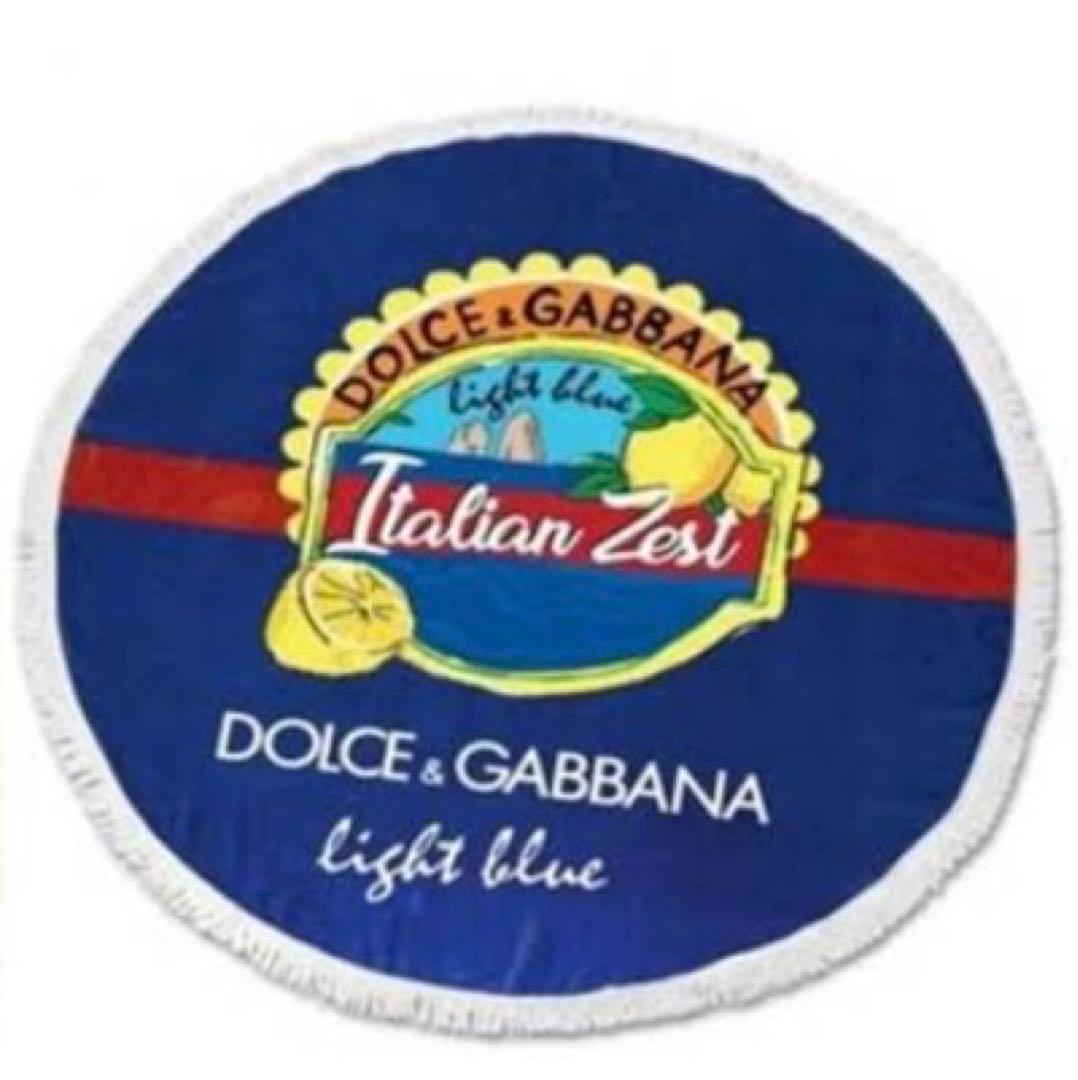 DOLCE&GABBANAラウンド型ビーチタオル【非売品】
