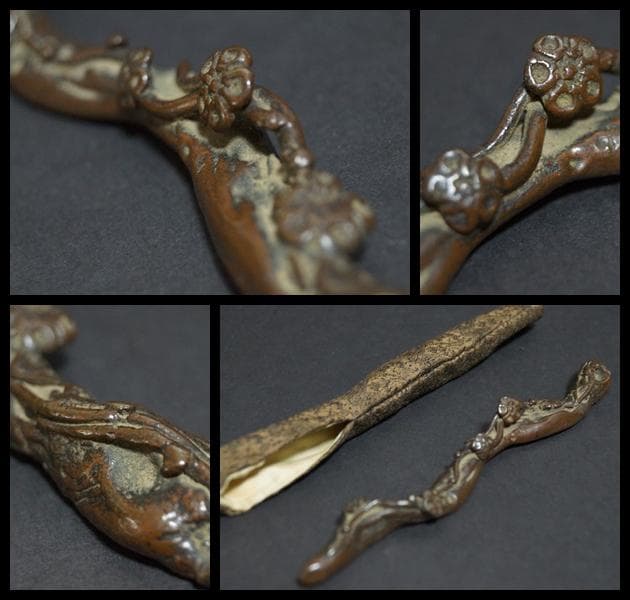 文房至宝 清大型古端渓硯(六石眼)重5.4kg 古玉