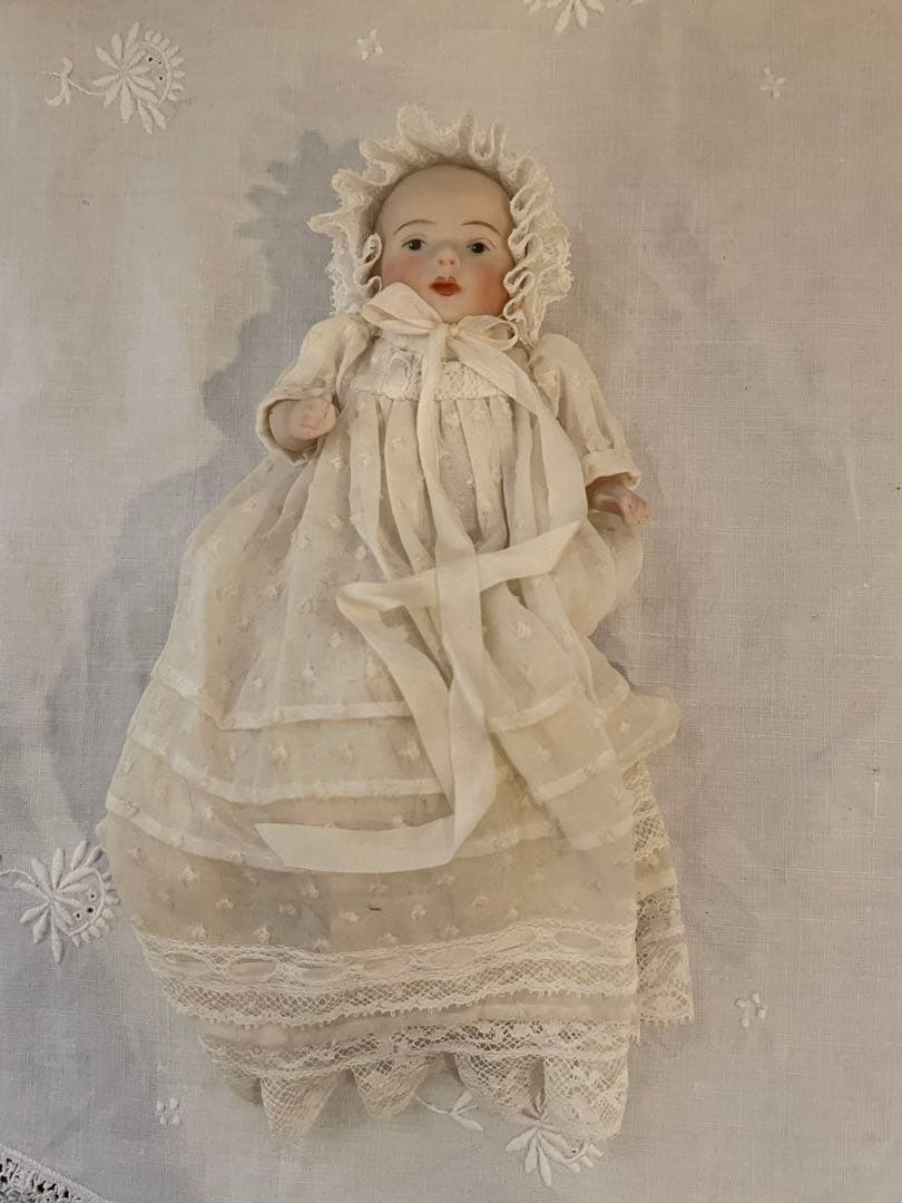 ビスクドール21 ベッド ミニョネット ヴィンテージ ベビー 赤ちゃん