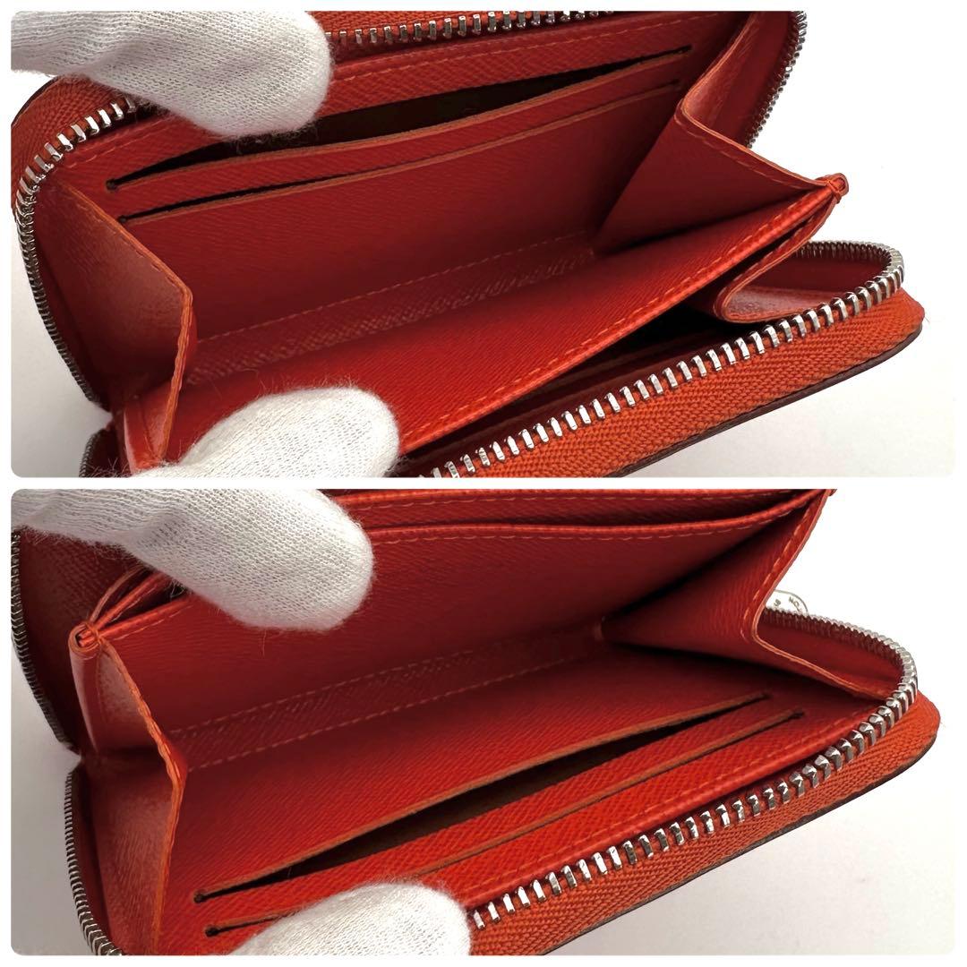 【極美品】ルイヴィトン エピ ジッピーパース 小銭入れ ピモン オレンジ