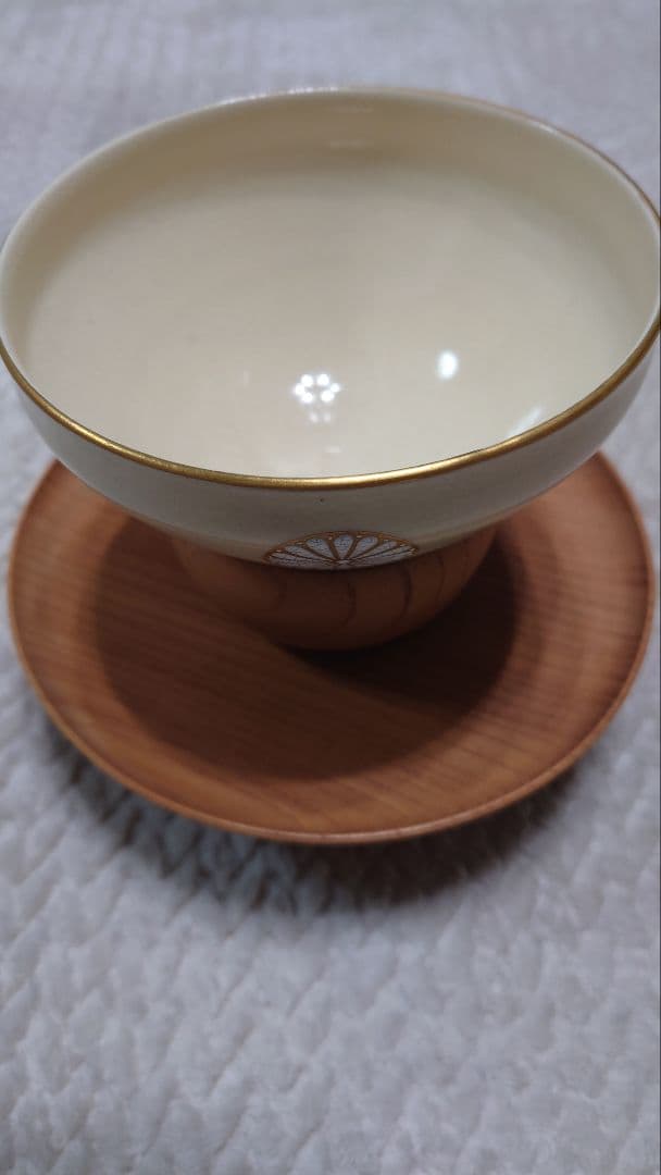 貴人茶碗 嵯峨御所 祥雲 貴人台 欅 茶道具