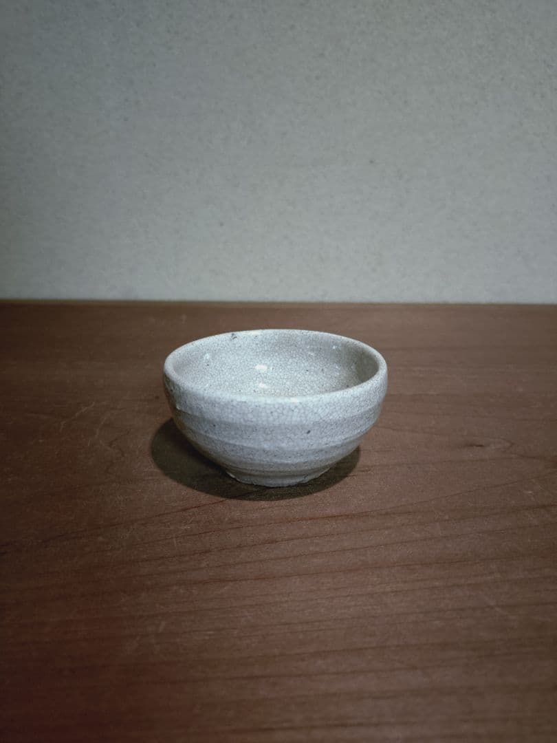 李朝 灰釉盃