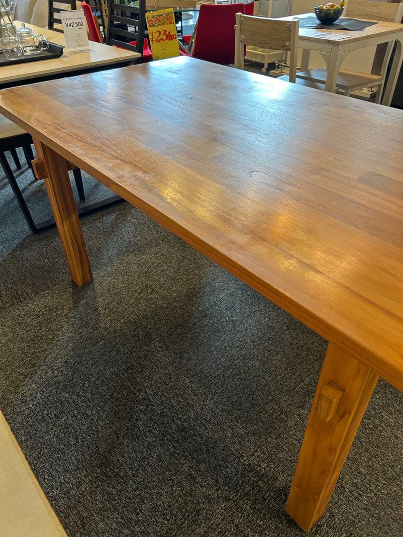 ウニコ　UNICO 木製　ダイニングテーブルのみ