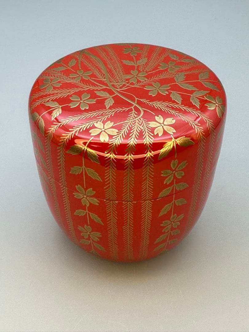 茶道具 棗 村田宗覚 柳桜蒔絵 - メルカリ 茶道具 棗 村田宗覚 柳桜