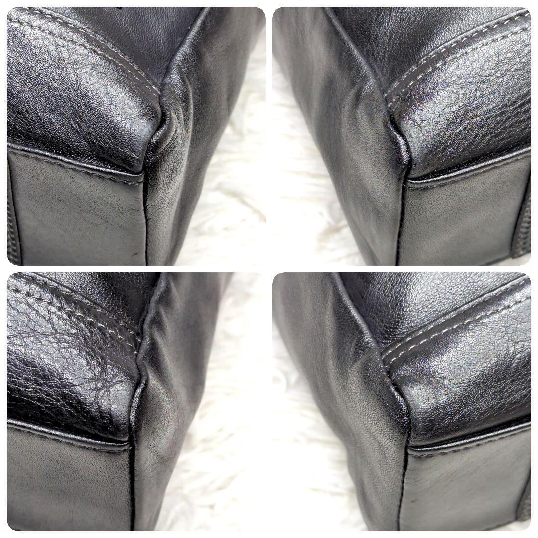 美品✨ポーター 吉田カバン ブリーフケース オールレザー 黒 A4収納可 多収納