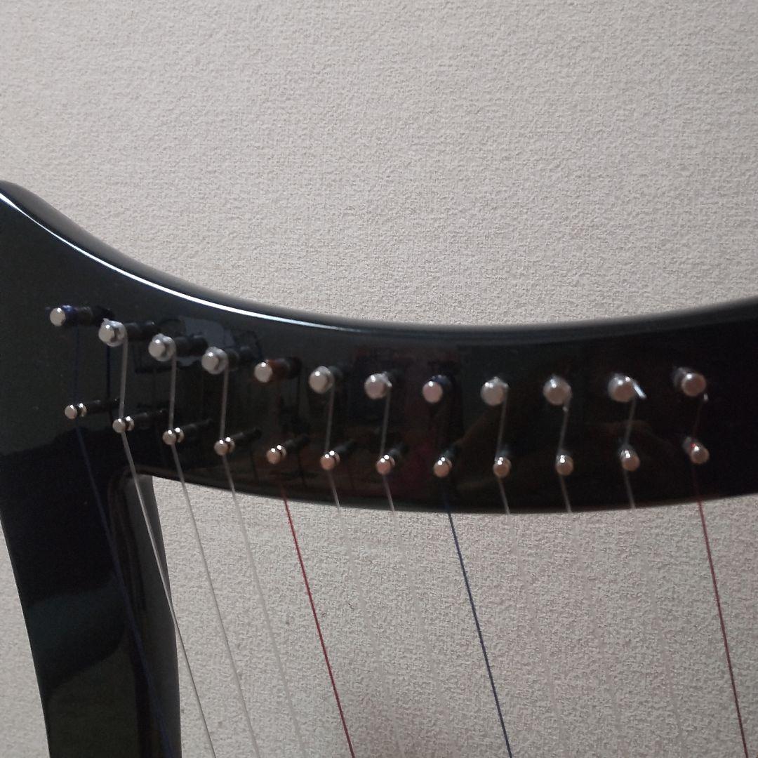 【極美品】「ベイビーハープ12本弦」ストラップ付　初心者〜　趣味　インテリア