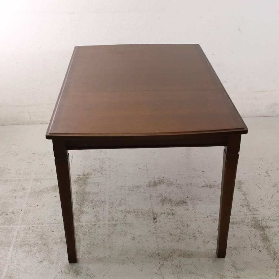 値下マルニ木工 地中海 ダイニングテーブル 片バタ式 No.1195 拡張式