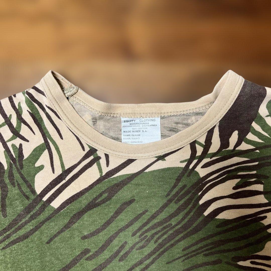 ローデシア迷彩Tシャツ、（Lサイズ）南アフリカ共和国製造