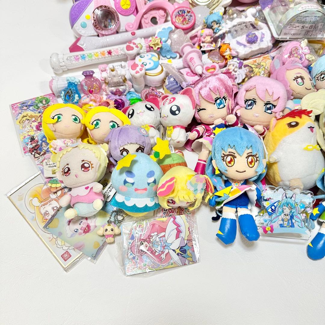 大量 プリキュアなど キャラクターグッズ ぬいぐるみ おもちゃ まとめ売り