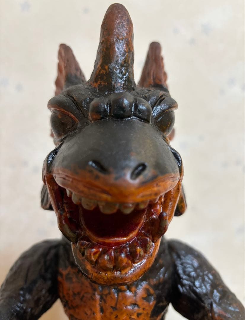 珍品希少　マルサン製1970　怪獣　ソフビ　　　　フィギュア　　ドラギラス