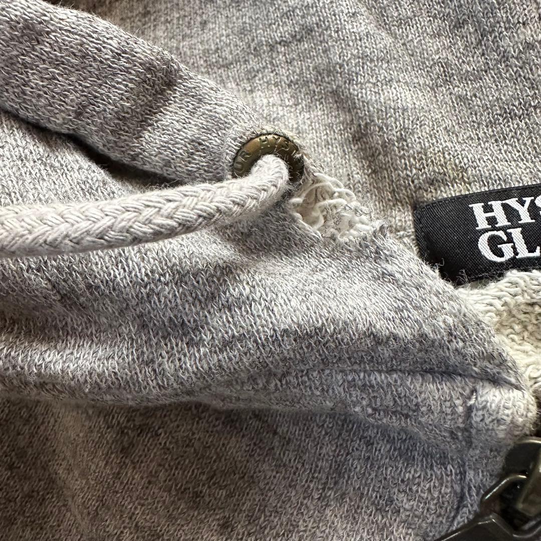 HYSTERIC GLAMOUR フルジップ パーカー ヒスガール グレー