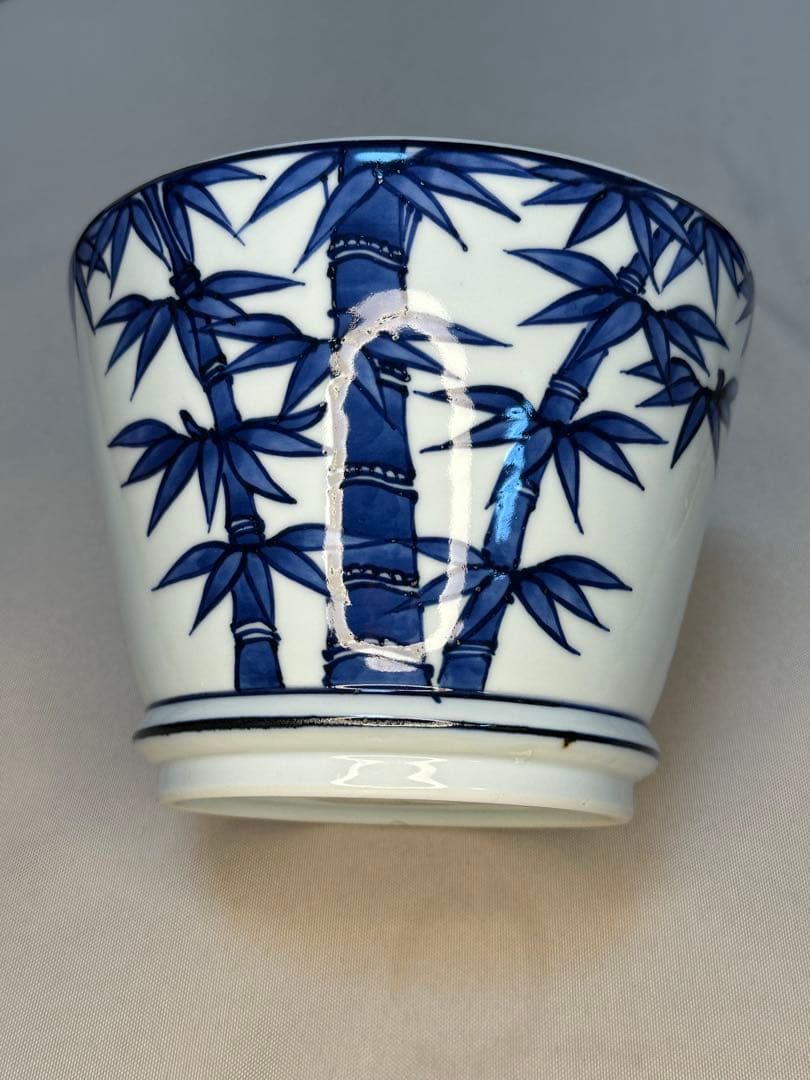 GACHAN様専用茶道具 水指 真葛香斎 染付竹絵 即中斎 書付