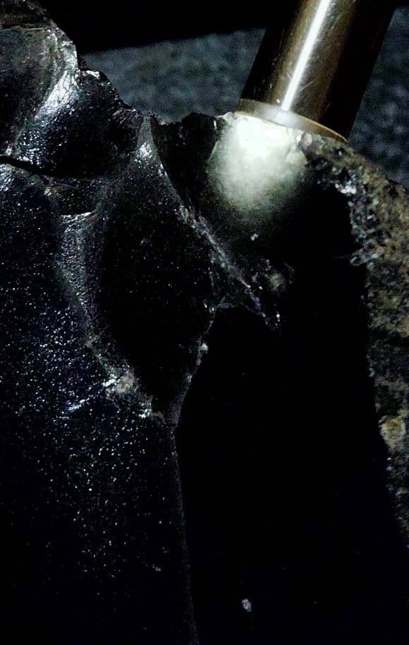 ☆黒耀石原石☆オブシディアン【星糞峠or和田峠1850g】 - メルカリ