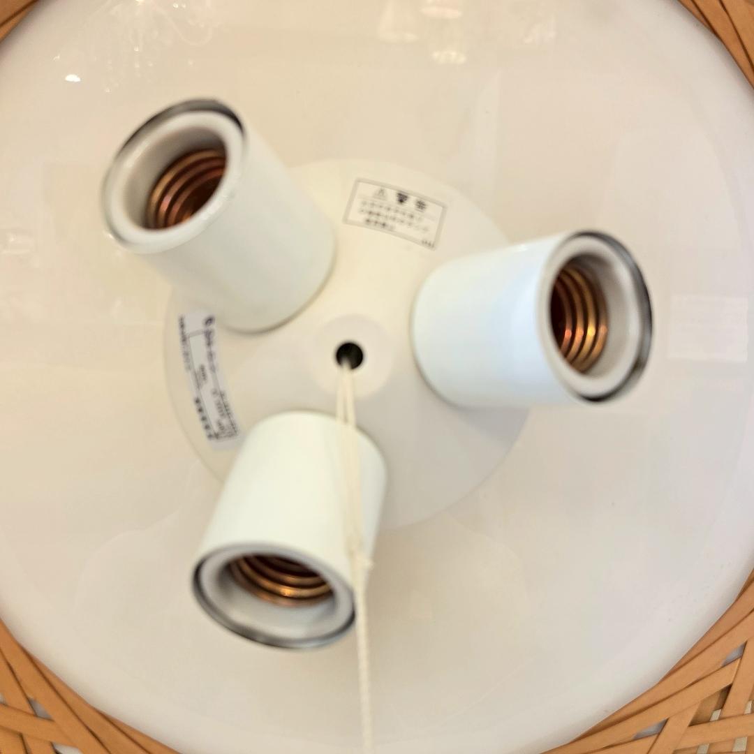 i+ 【美品】 ヤマギワ 竹 真竹 ペンダントライト 伝統工芸 照明 ランプ