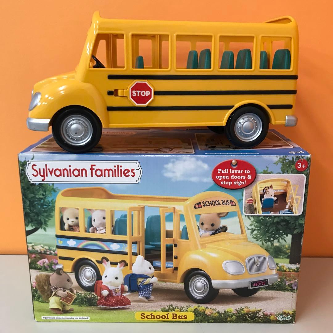 海外版 シルバニアファミリー スクールバス レア 希少 5/4まで！海外版