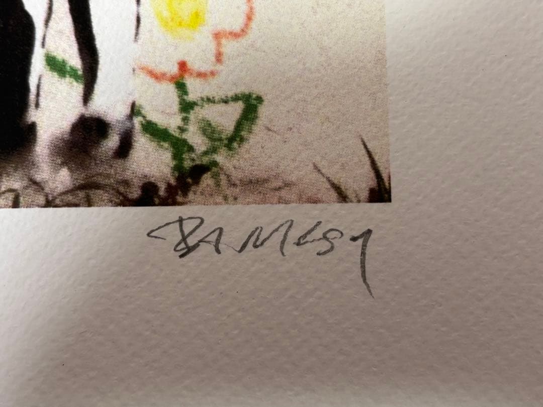 Crayon for Closure」バンクシー リトグラフ サイン入り