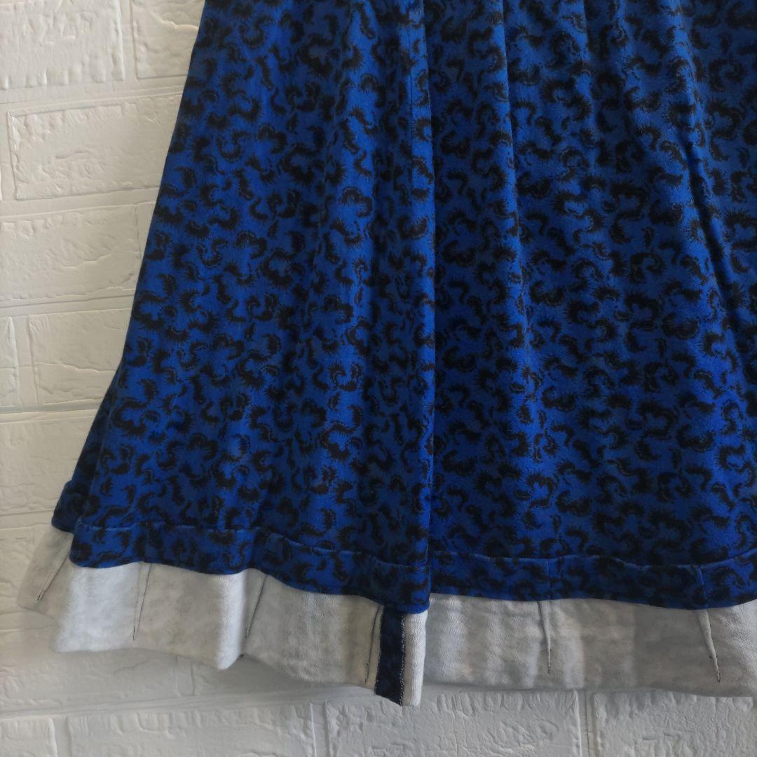 専用✨コムデギャルソン　コムコム　総柄　スカート AD2007 青　ブルー