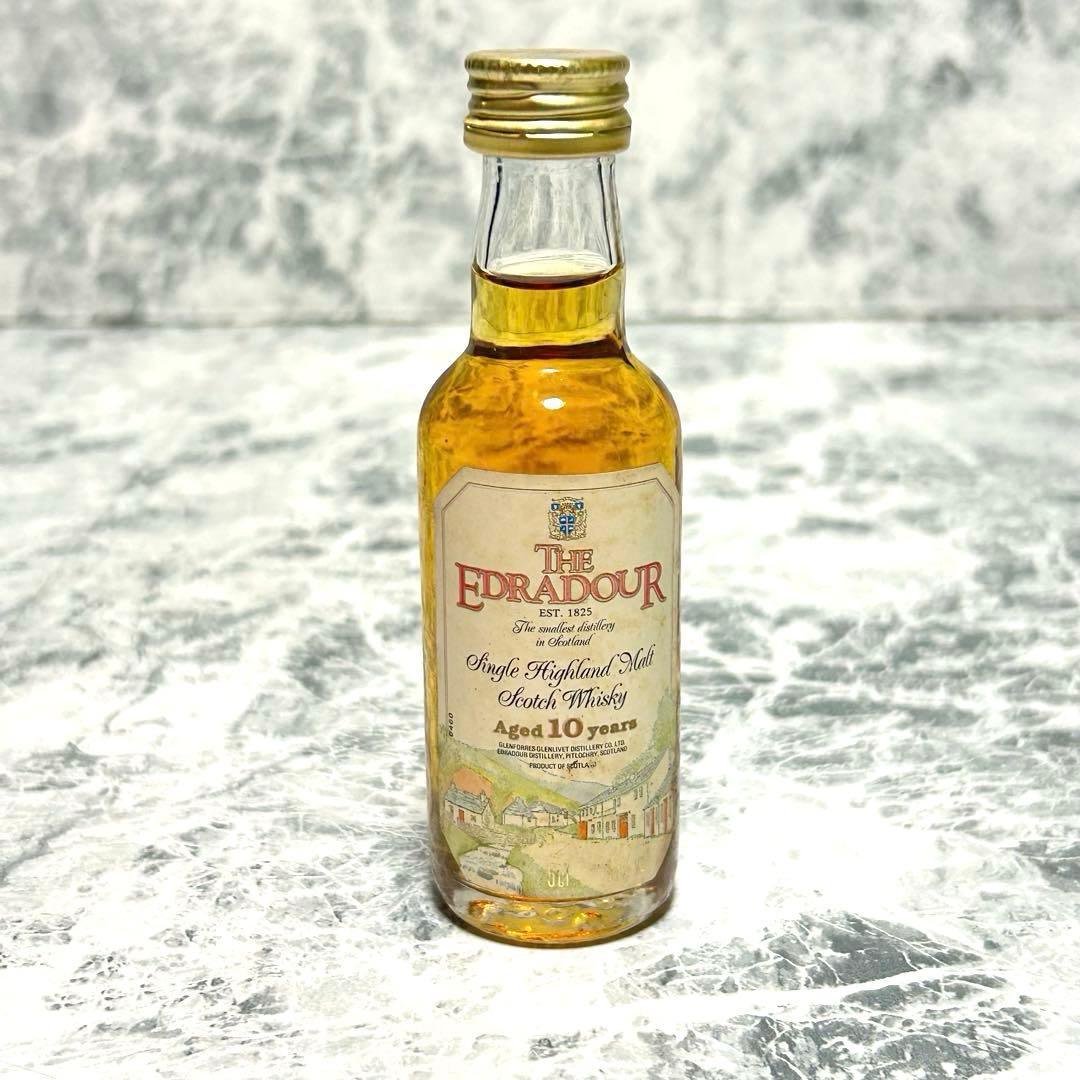エドラダワー10年 シングルモルトウィスキー ミニチュアボトル