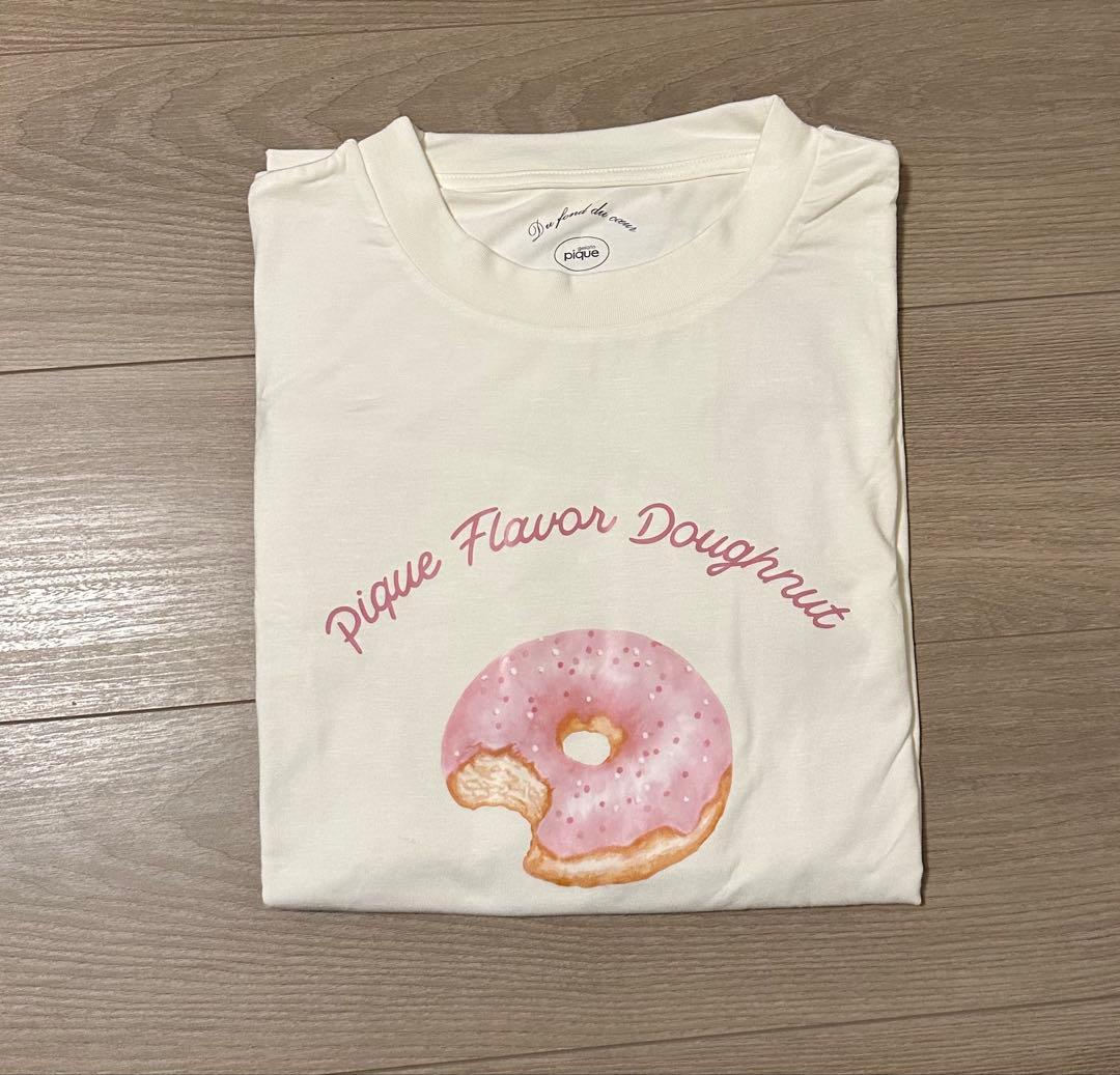 ★新品未使用　ジェラートピケ　ルームウェア　ドーナツ　アイスセットアップ　ピンク