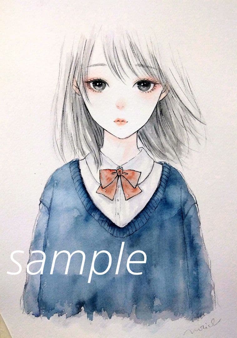 専用ページ　肉筆原画　水彩画　リクエスト 24217E 肉筆原画 水彩画 絵画 ファンタジー ヒーリングアート 24217E