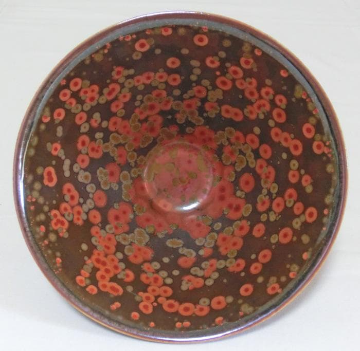 ☆中国陶磁☆唐山陶研☆曜変天目☆金圏釉☆金虹彩☆油滴紋☆陶瓷☆茶碗☆箱付き☆